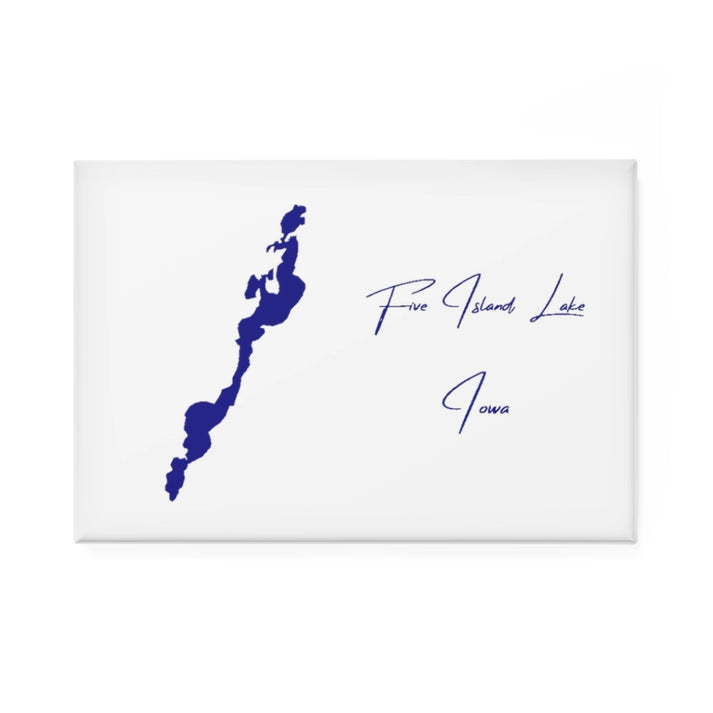 Iowa  Five  Island  Lake  Magnet  front  position  view  from  front  2  x  3.webp