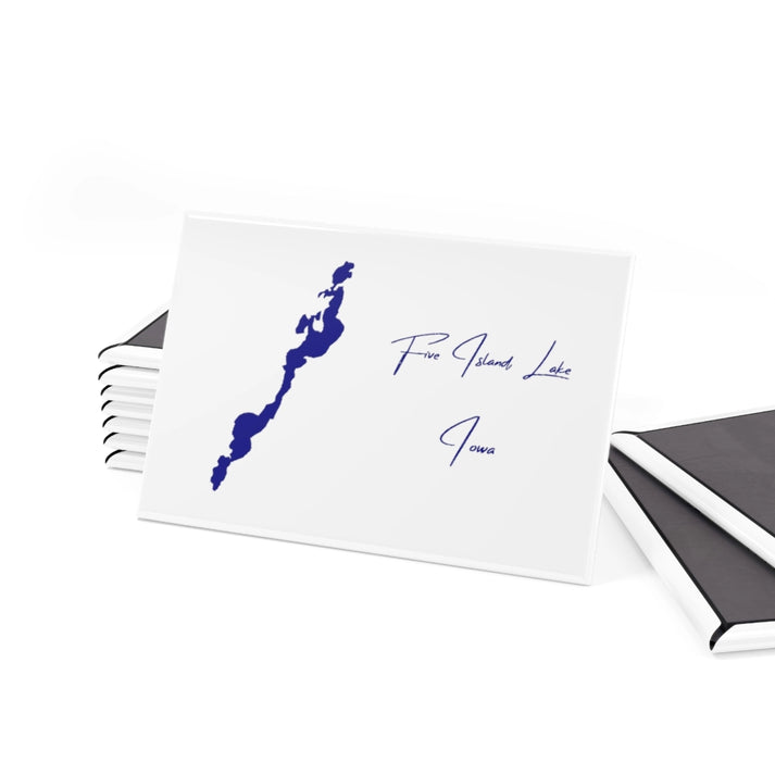 Iowa  Five  Island  Lake  Magnet  front  position  view  from  set  2  x  3.webp