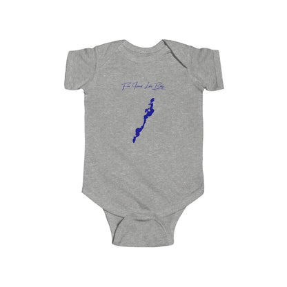 Iowa  Five  Island  Lake  Onesie  front  position  view  from  front  heather.webp