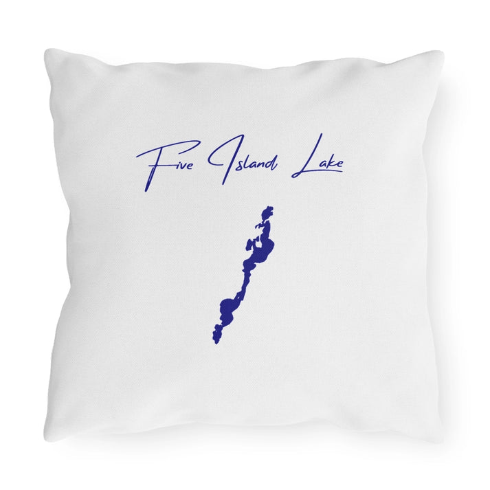 Iowa  Five  Island  Lake  Outdoor  Pillow  back  position  view  from  back  16  x  16.webp