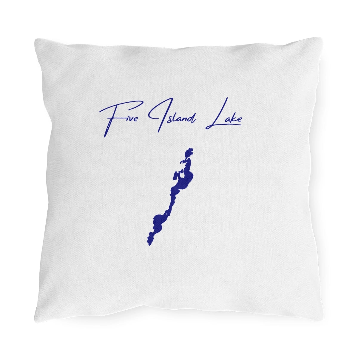 Iowa  Five  Island  Lake  Outdoor  Pillow  front  position  view  from  front  16  x  16.webp