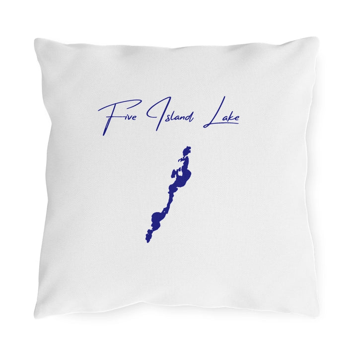 Iowa  Five  Island  Lake  Outdoor  Pillow  front  position  view  from  front  16  x  16.webp