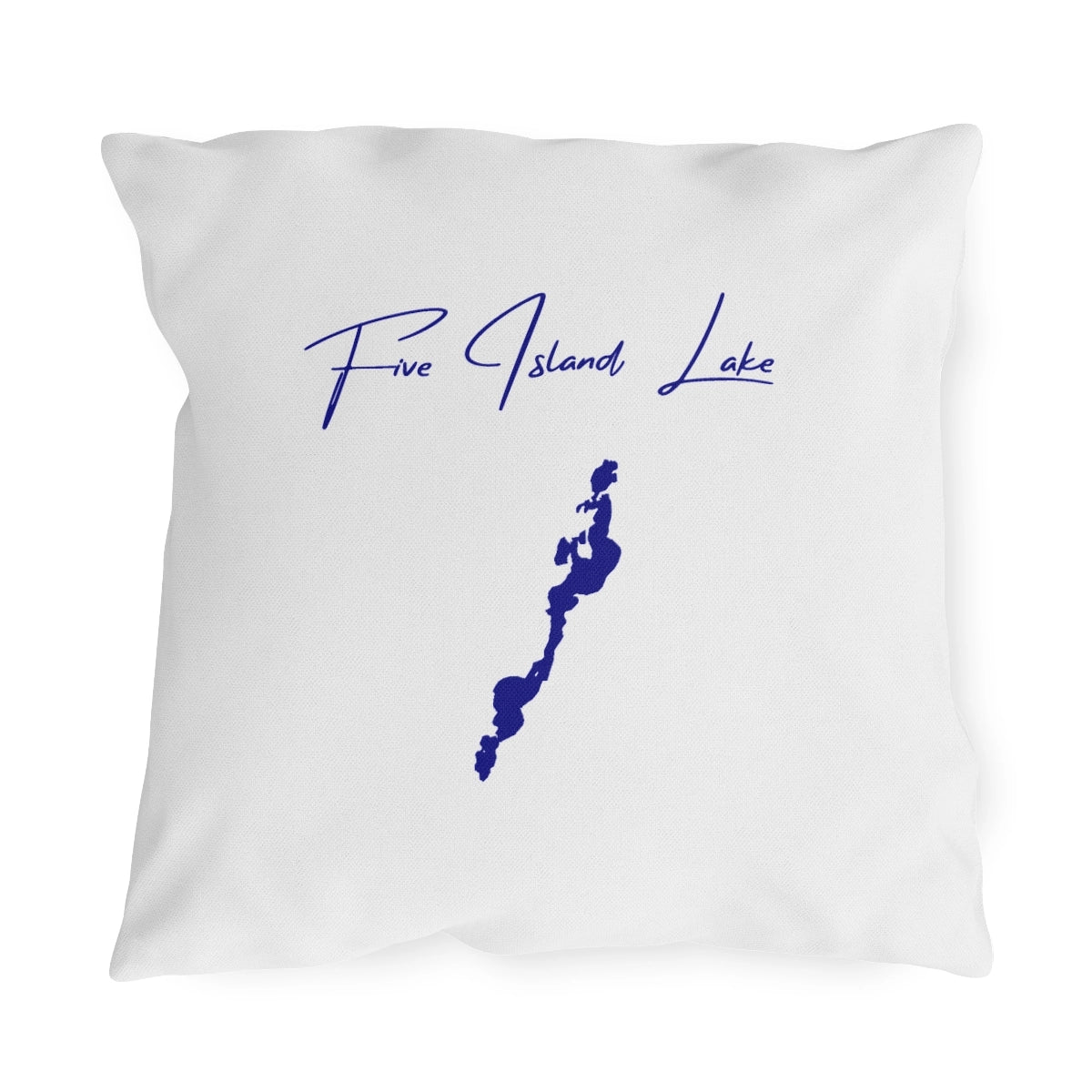 Iowa  Five  Island  Lake  Outdoor  Pillow  front  position  view  from  front  18  x  18.webp