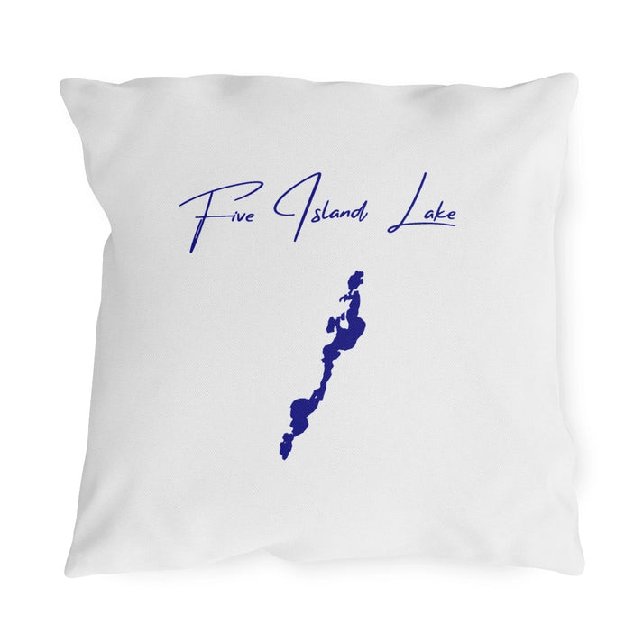 Iowa  Five  Island  Lake  Outdoor  Pillow  front  position  view  from  front  18  x  18.webp