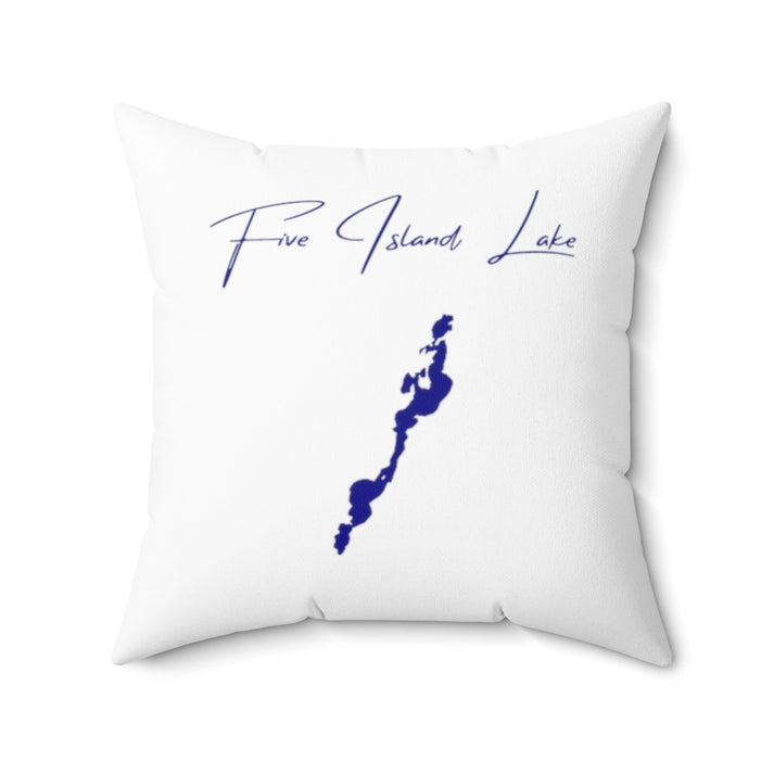 Iowa  Five  Island  Lake  Pillow  front  position  view  from  front  20  x  20.webp