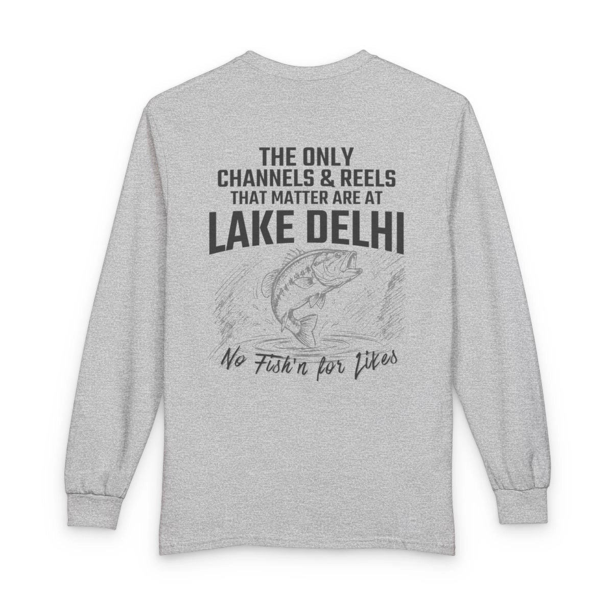 Iowa  Lake  Delhi  Long  Sleeve  Fishing  T-shirt  back  position  view  from  back  sport  grey.webp