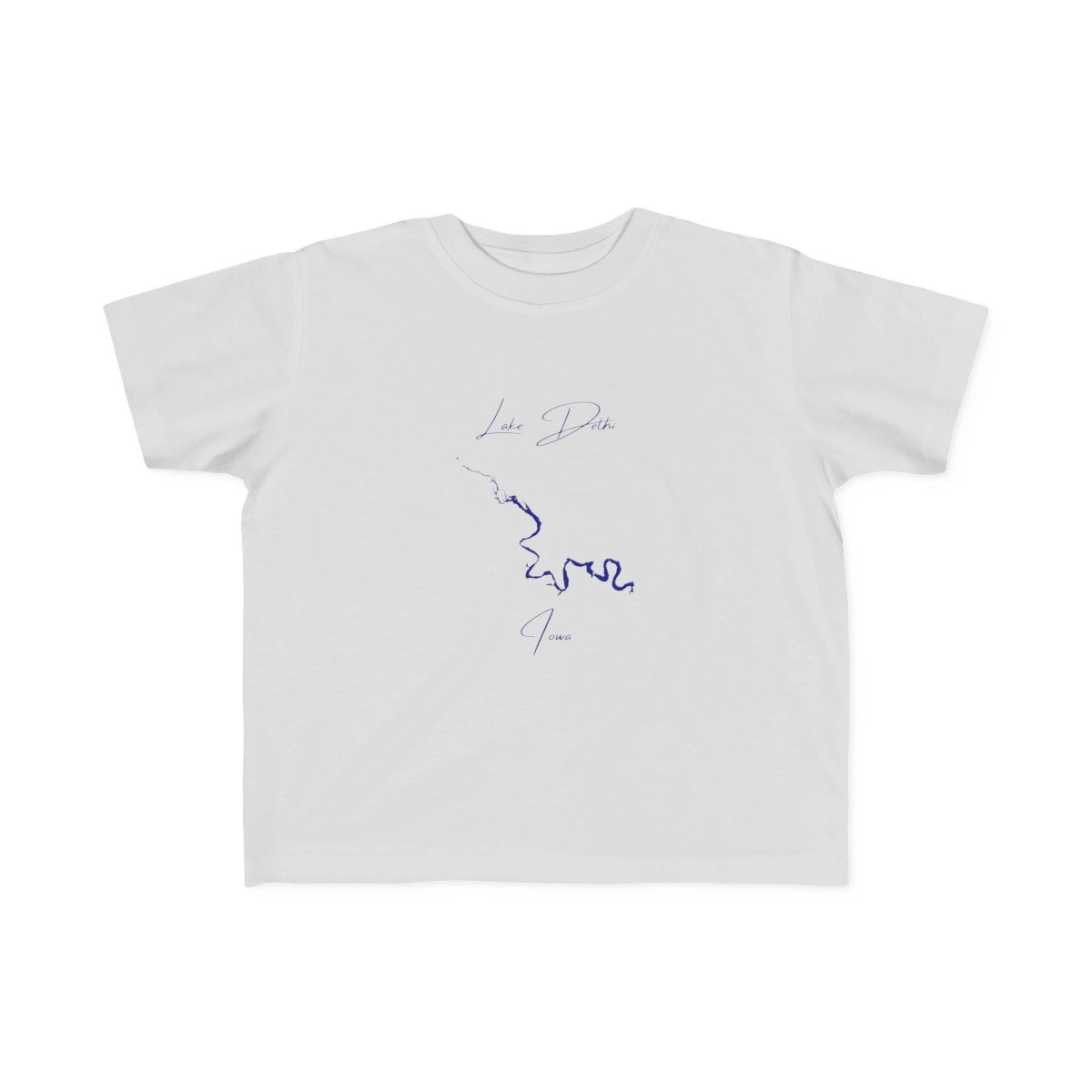 Iowa  Lake  Delhi  Toddler  T-shirt  front  position  view  from  front  silver.webp