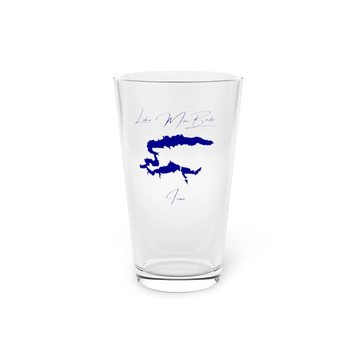 Iowa  Lake  MacBride  16oz  Pint  Glass  front  position  view  from  front  16oz.webp