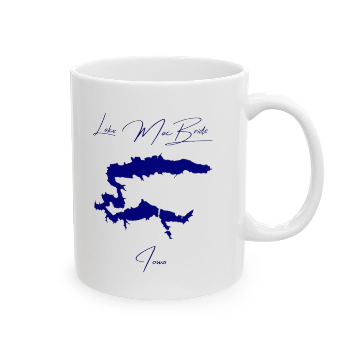 Iowa  Lake  MacBride  Ceramic  Mug  other  position  view  from  right  11oz.webp