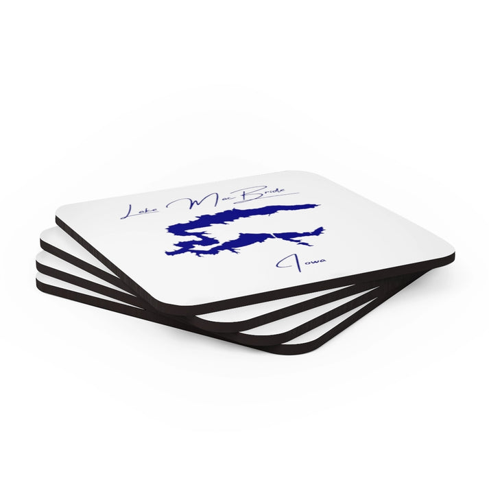 Iowa  Lake  MacBride  Coaster  Set  front  position  view  from  stacked  3.75  x  3.75.webp
