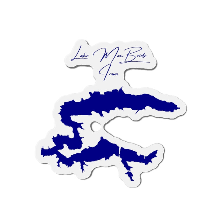 Iowa  Lake  MacBride  Die  Cut  Magnet  front  position  view  from  front  4  x  4.webp