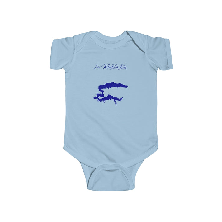 Iowa  Lake  MacBride  Onesie  front  position  view  from  front  light  blue.webp