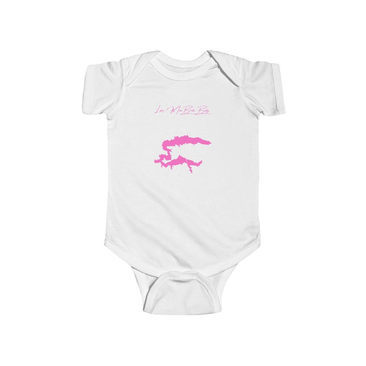 Iowa  Lake  MacBride  Onesie  front  position  view  from  front  white.webp