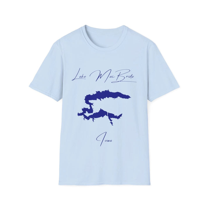 Iowa  Lake  MacBride  T-shirt  front  position  view  from  front  light  blue.webp