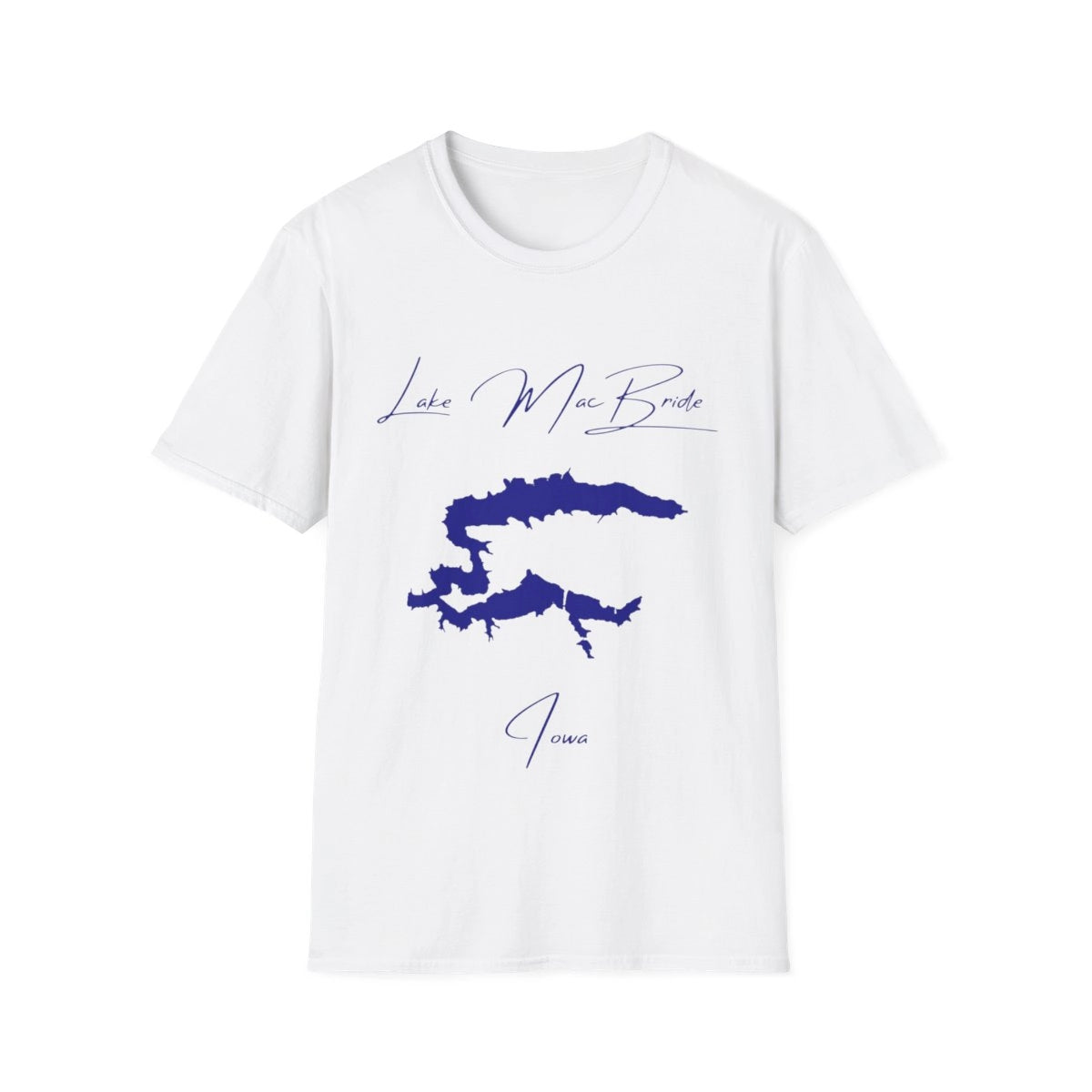 Iowa  Lake  MacBride  T-shirt  front  position  view  from  front  white.webp