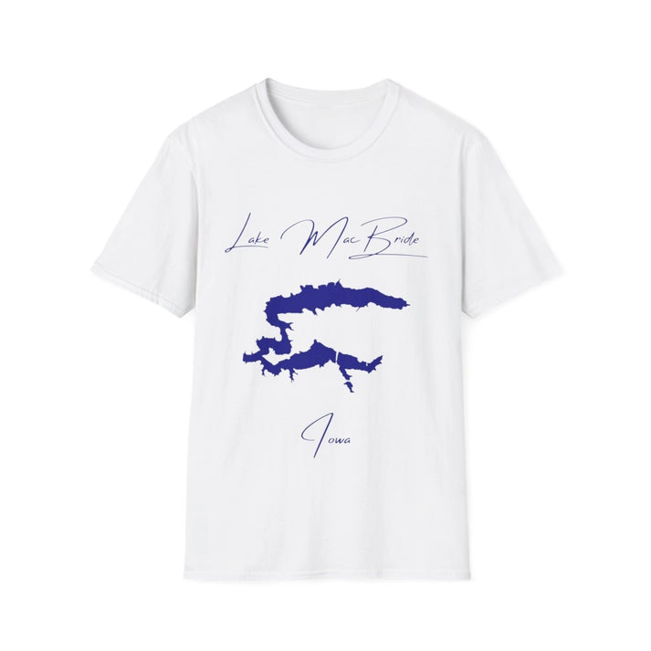 Iowa  Lake  MacBride  T-shirt  front  position  view  from  front  white.webp
