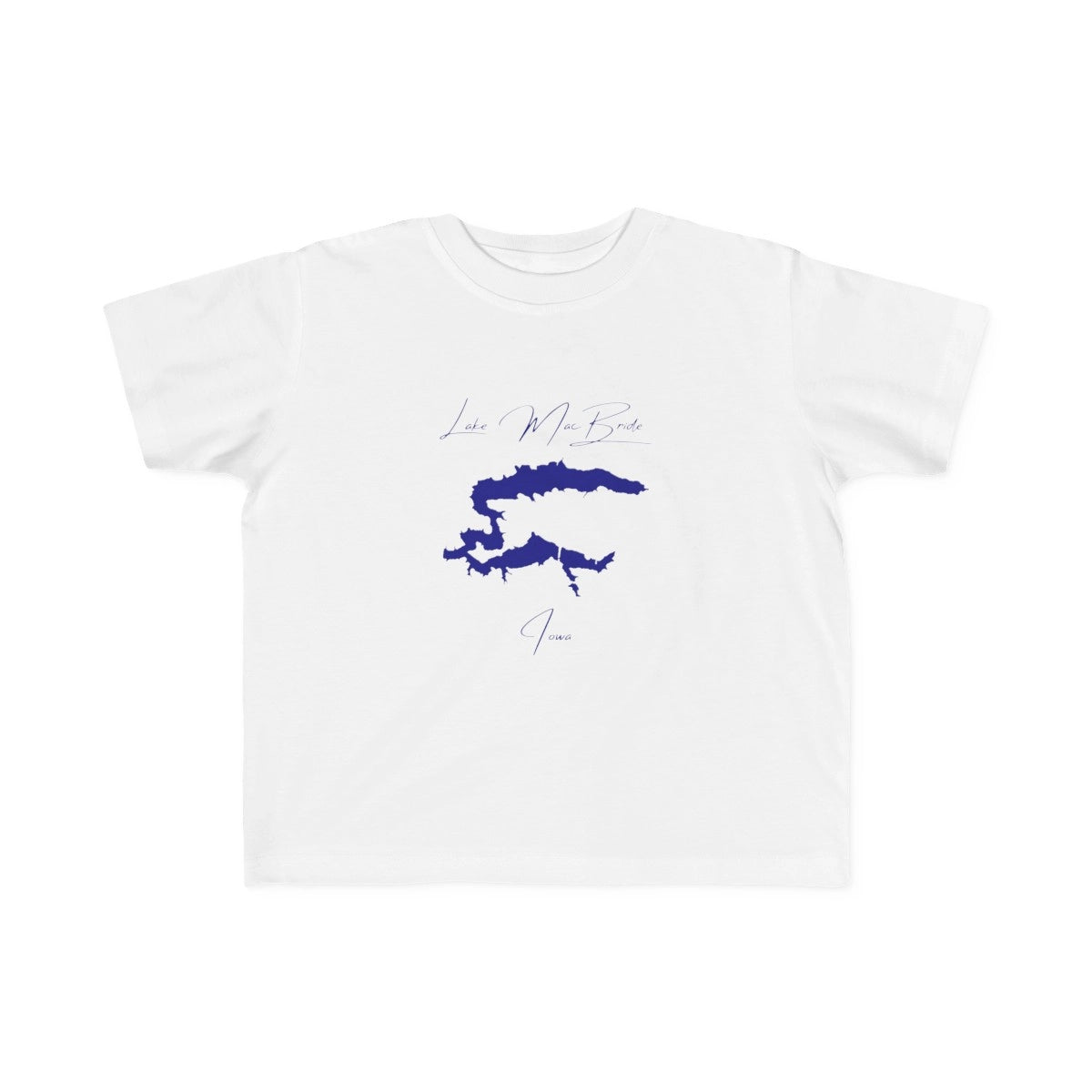 Iowa  Lake  MacBride  Toddler  T-shirt  front  position  view  from  front  white.webp