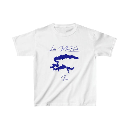 Iowa  Lake  MacBride  Youth  T-shirt  front  position  view  from  front  white.webp