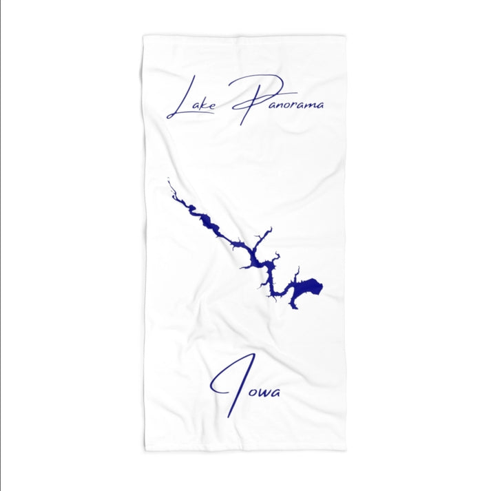 Iowa  Lake  Panorama  Beach  Towel  front  position  view  from  front  36  x  72.webp