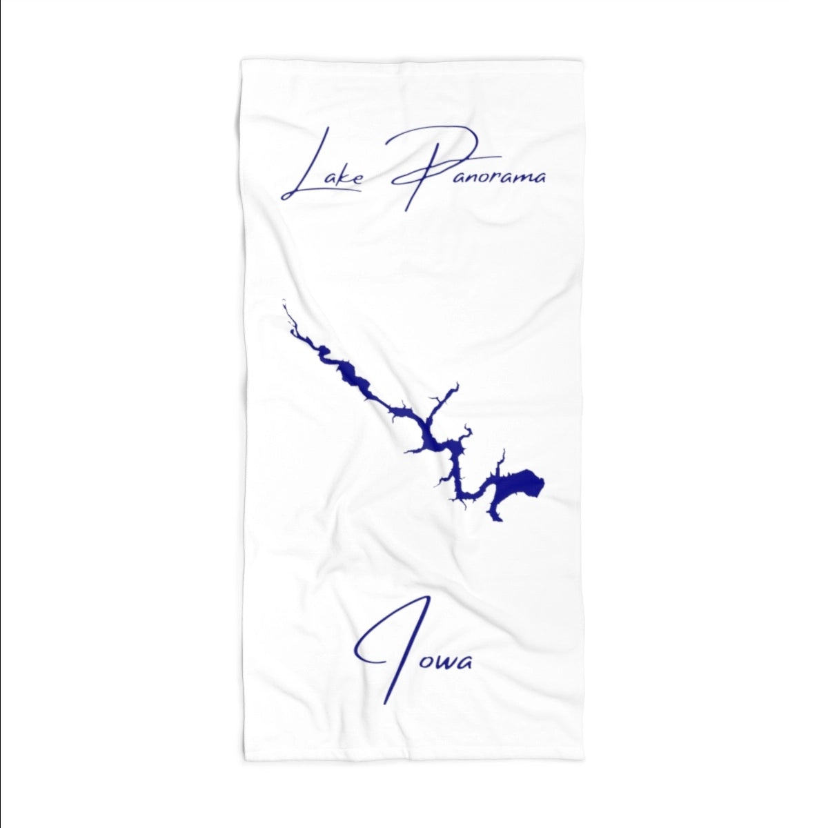 Iowa  Lake  Panorama  Beach  Towel  front  position  view  from  front  36  x  72.webp