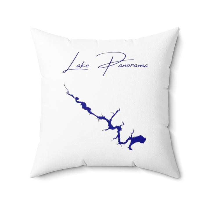 Iowa  Lake  Panorama  Pillow  front  position  view  from  front  20  x  20.webp