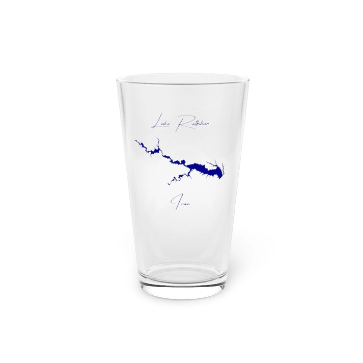 Iowa  Lake  Rathbun  16oz  Pint  Glass  front  position  view  from  front  16oz.webp