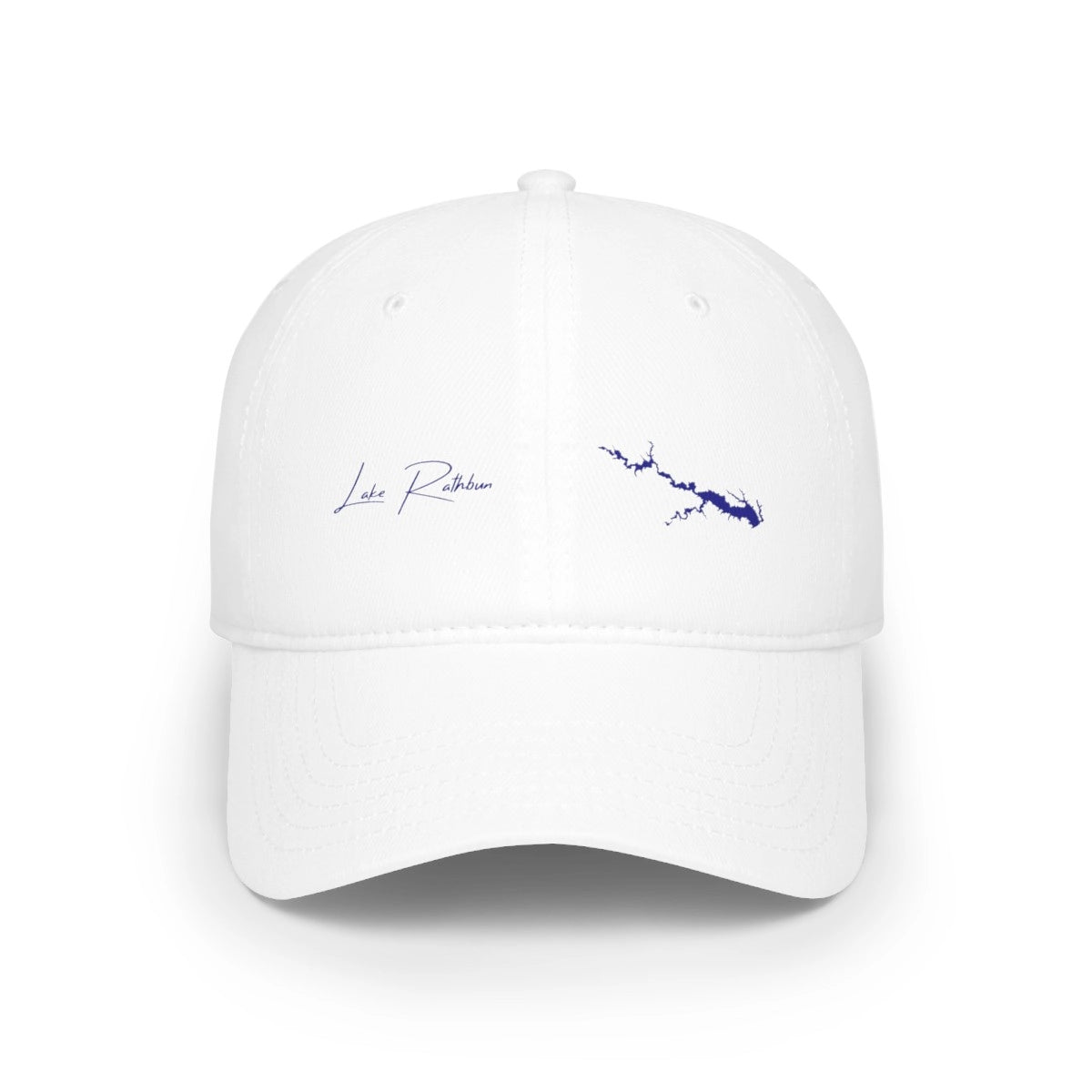 Iowa  Lake  Rathbun  Baseball  Cap  front  position  view  from  front  one  size.webp