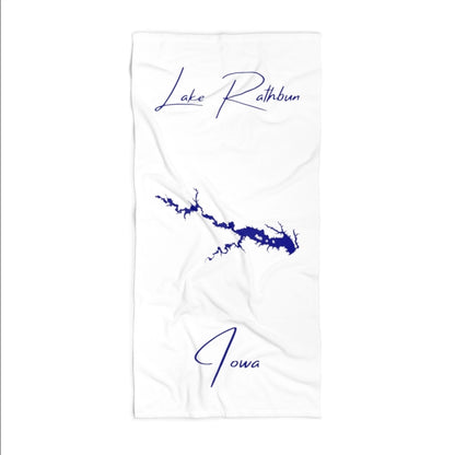 Iowa  Lake  Rathbun  Beach  Towel  front  position  view  from  front  36  x  72.webp