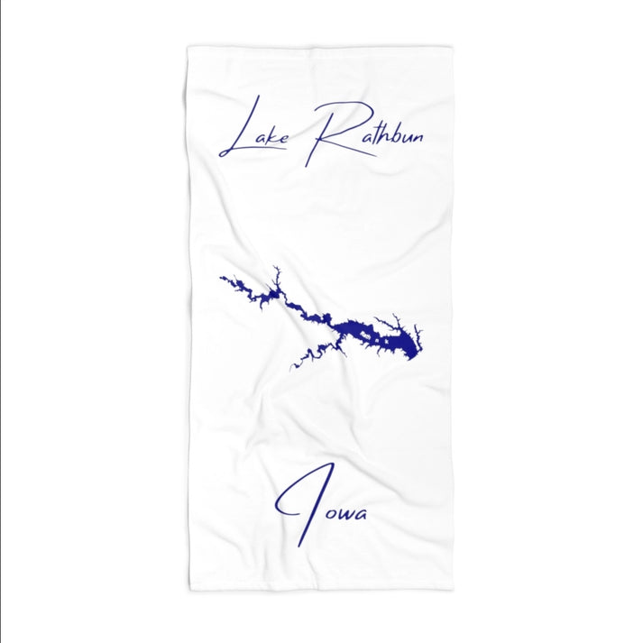 Iowa  Lake  Rathbun  Beach  Towel  front  position  view  from  front  36  x  72.webp