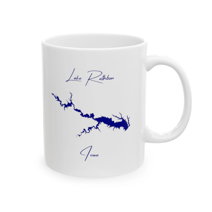 Iowa  Lake  Rathbun  Ceramic  Mug  other  position  view  from  right  11oz.webp