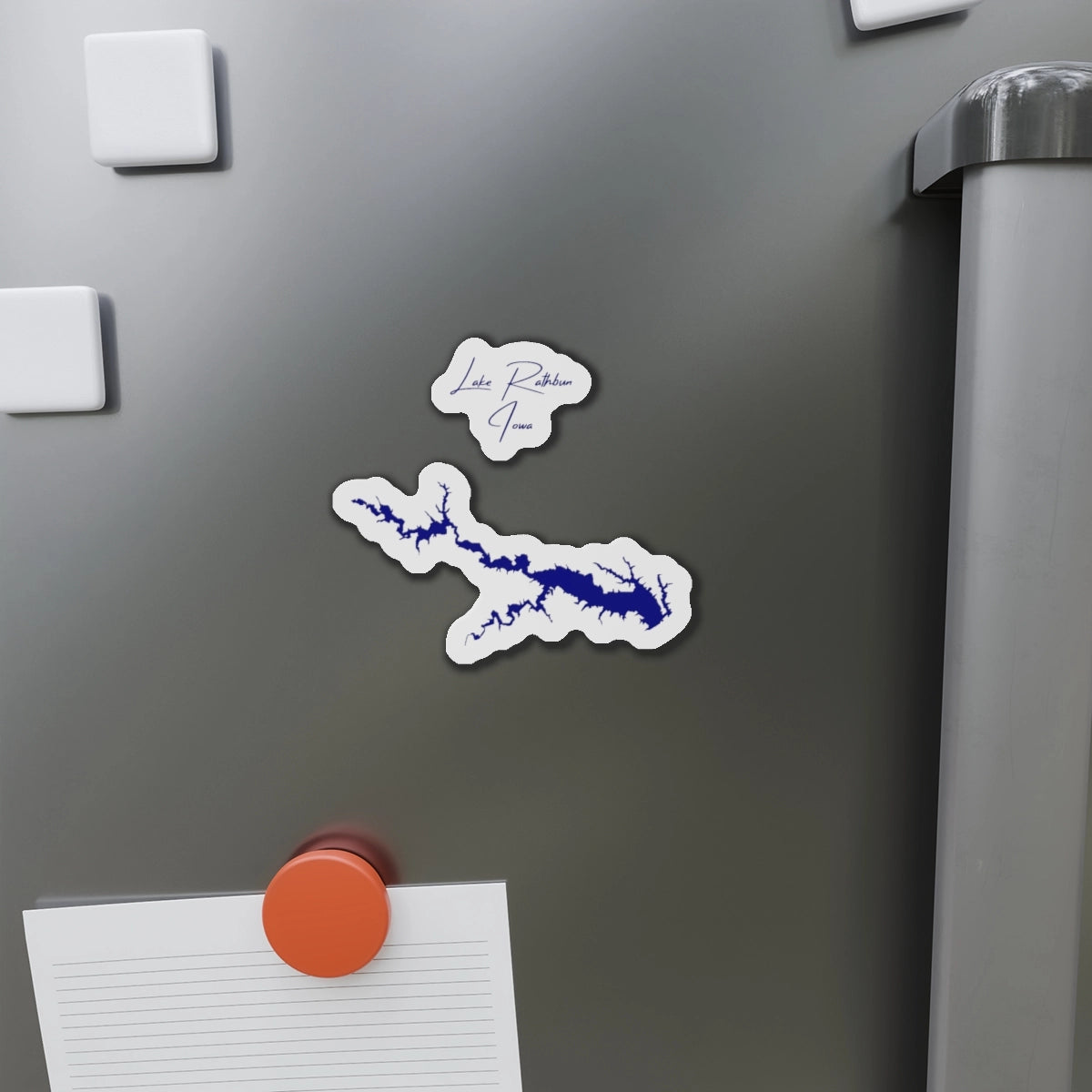 Iowa  Lake  Rathbun  Die  Cut  Magnet  front  position  view  from  context-1  4  x  4.webp