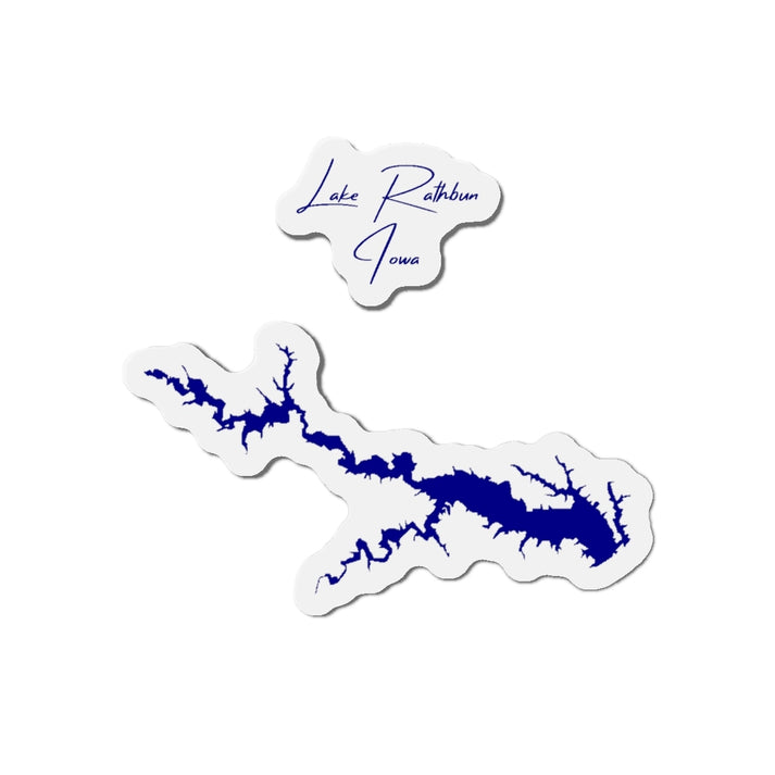 Iowa  Lake  Rathbun  Die  Cut  Magnet  front  position  view  from  front  4  x  4.webp