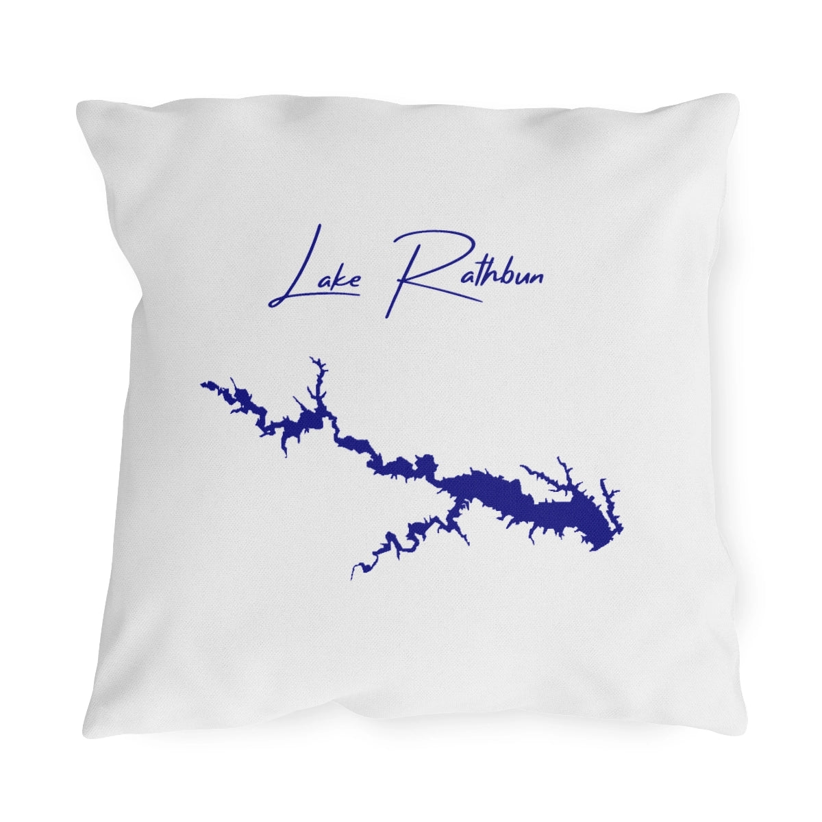 Iowa  Lake  Rathbun  Outdoor  Pillow  front  position  view  from  front  18  x  18.webp