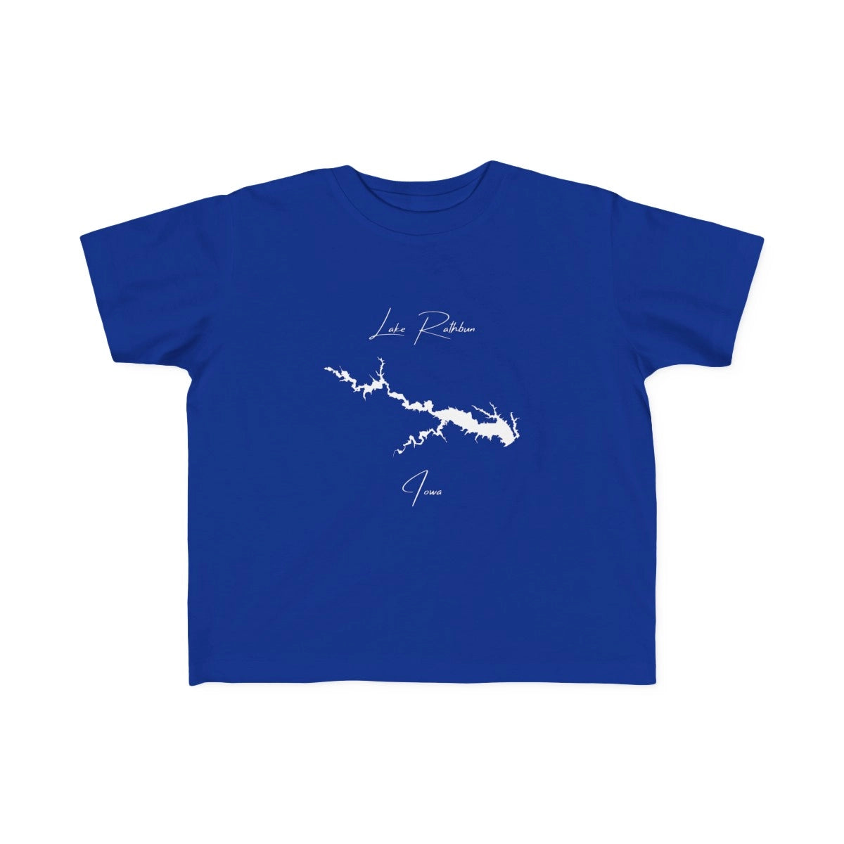 Iowa  Lake  Rathbun  Toddler  T-shirt  front  position  view  from  front  royal.webp