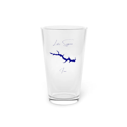 Iowa  Lake  Sugema  16oz  Pint  Glass  front  position  view  from  front  16oz.webp