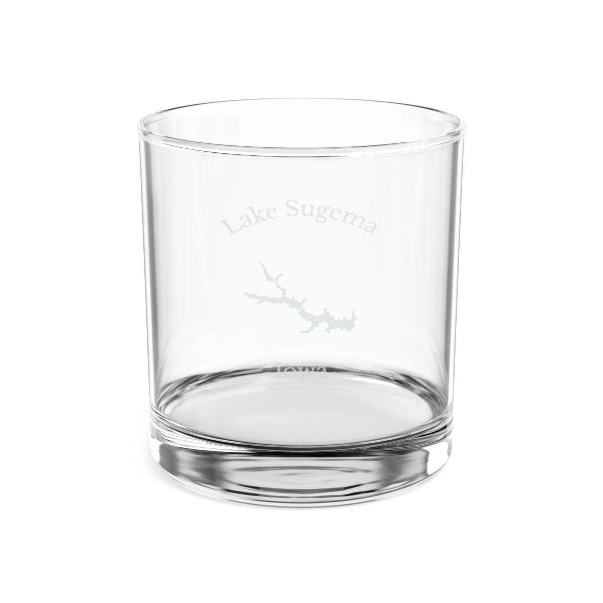 Iowa  Lake  Sugema  Engraved  Whiskey  Glass  other  position  view  from  front  10.5oz.webp
