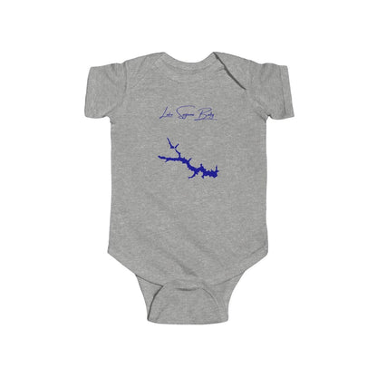 Iowa  Lake  Sugema  Onesie  front  position  view  from  front  heather.webp