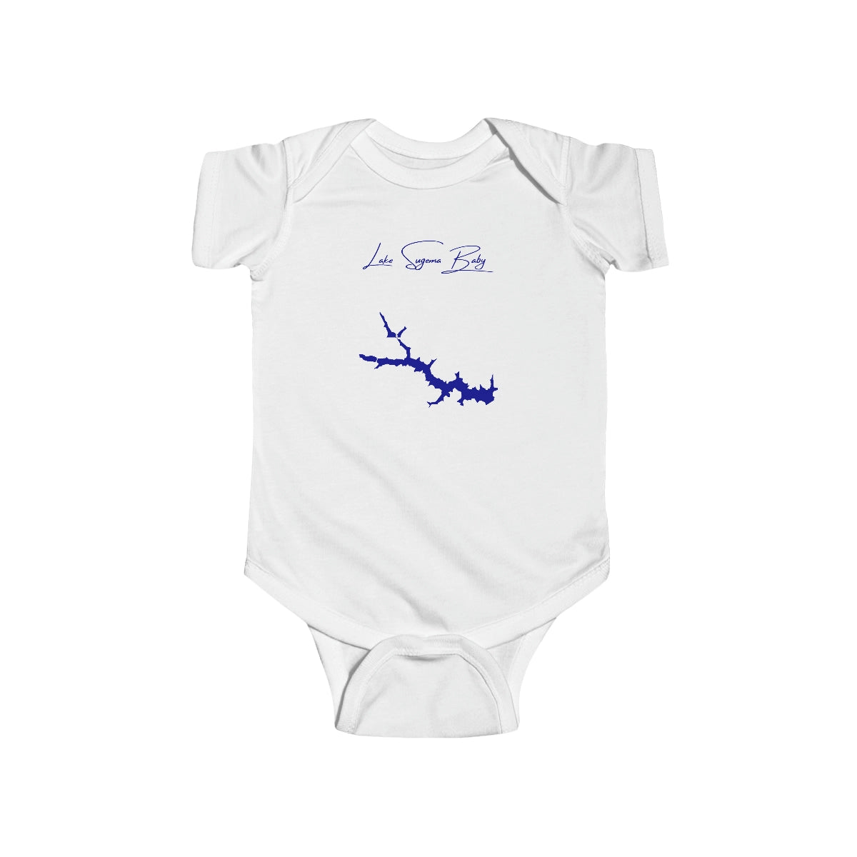 Iowa  Lake  Sugema  Onesie  front  position  view  from  front  white.webp