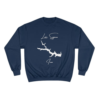 Iowa  Lake  Sugema  Sweatshirt  front  position  view  from  front  navy.webp