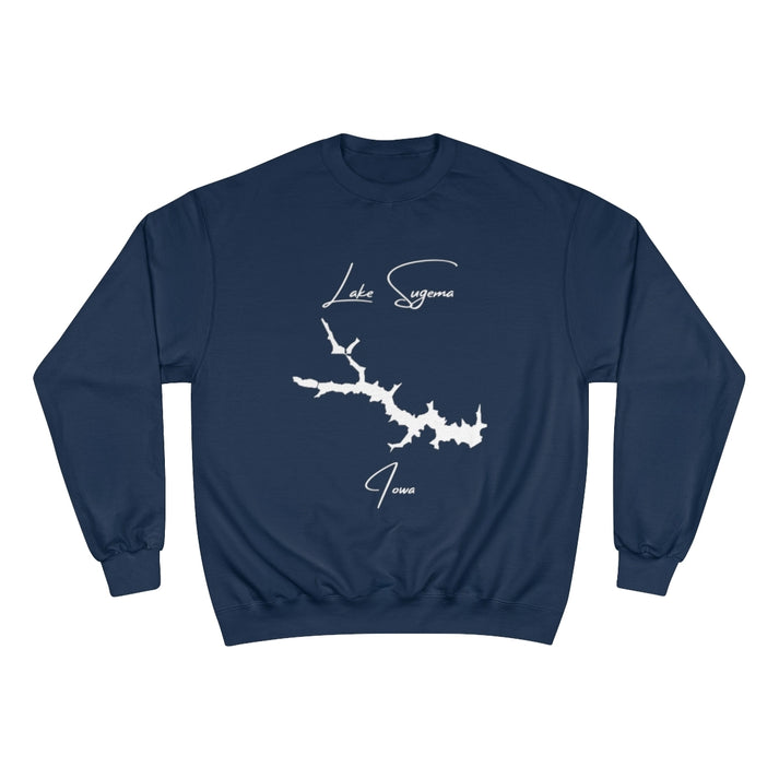 Iowa  Lake  Sugema  Sweatshirt  front  position  view  from  front  navy.webp