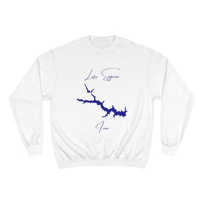 Iowa  Lake  Sugema  Sweatshirt  front  position  view  from  front  white.webp