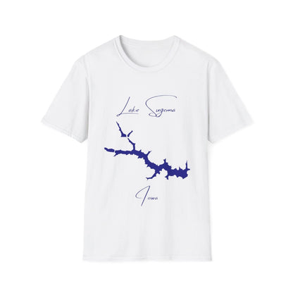 Iowa  Lake  Sugema  T-shirt  front  position  view  from  front  white.webp