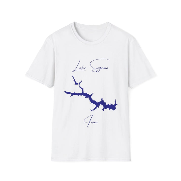Iowa  Lake  Sugema  T-shirt  front  position  view  from  front  white.webp