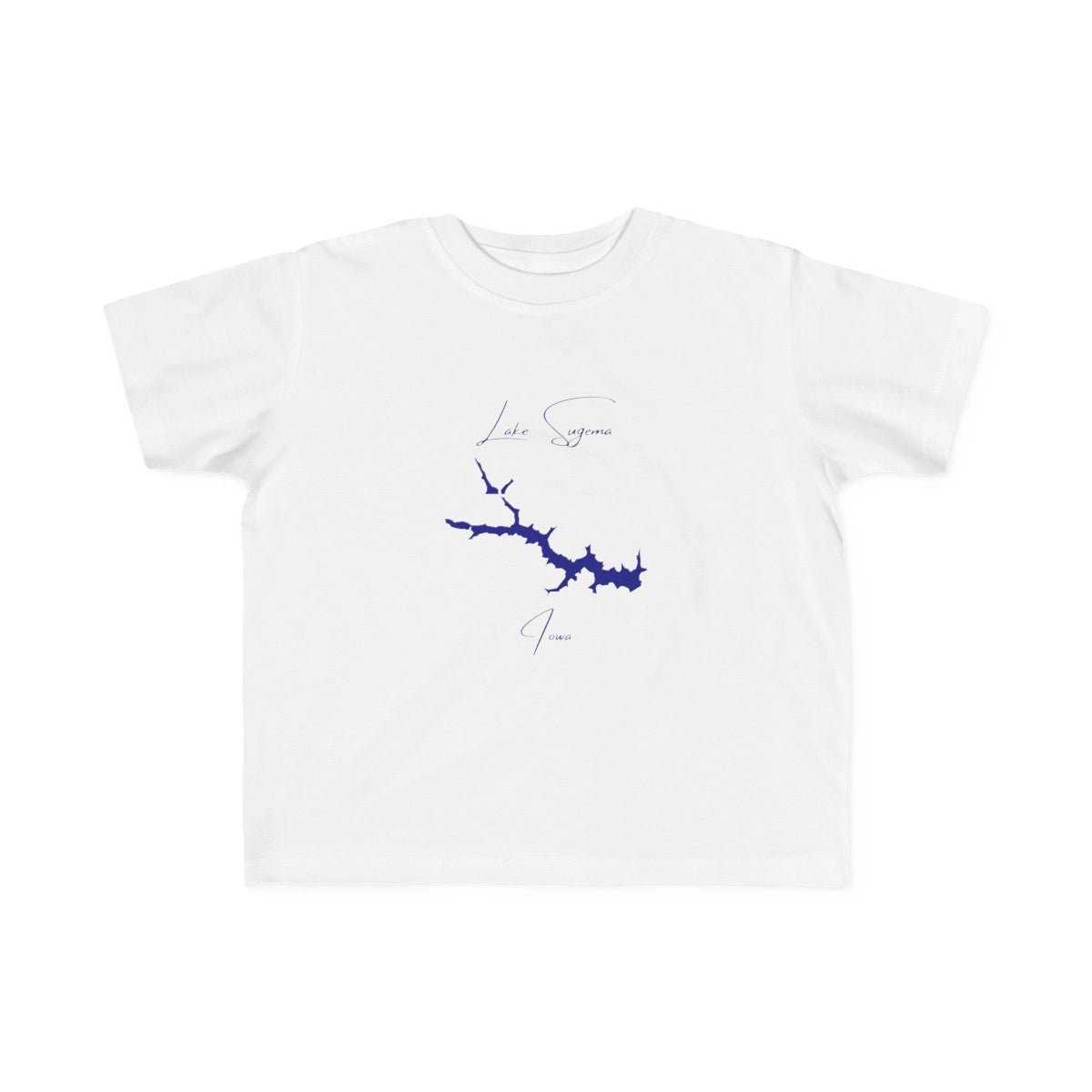 Iowa  Lake  Sugema  Toddler  T-shirt  front  position  view  from  front  white.webp