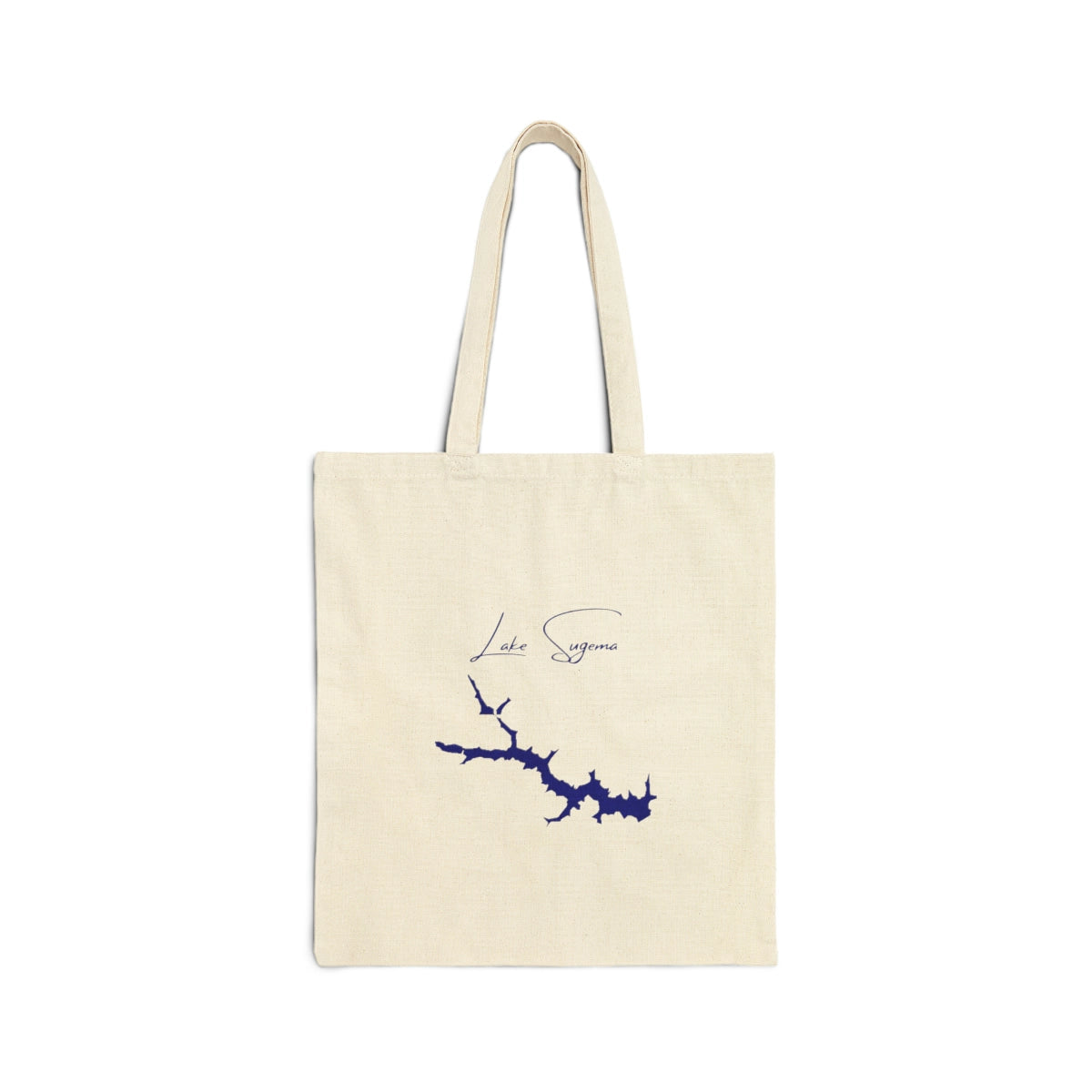 Iowa  Lake  Sugema  Tote  Bag  front  position  view  from  front  15  x  16.webp