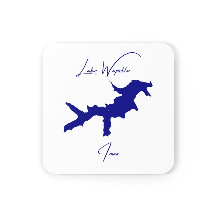 Iowa  Lake  Wapello  Coaster  Set  front  position  view  from  front  3.75  x  3.75.webp
