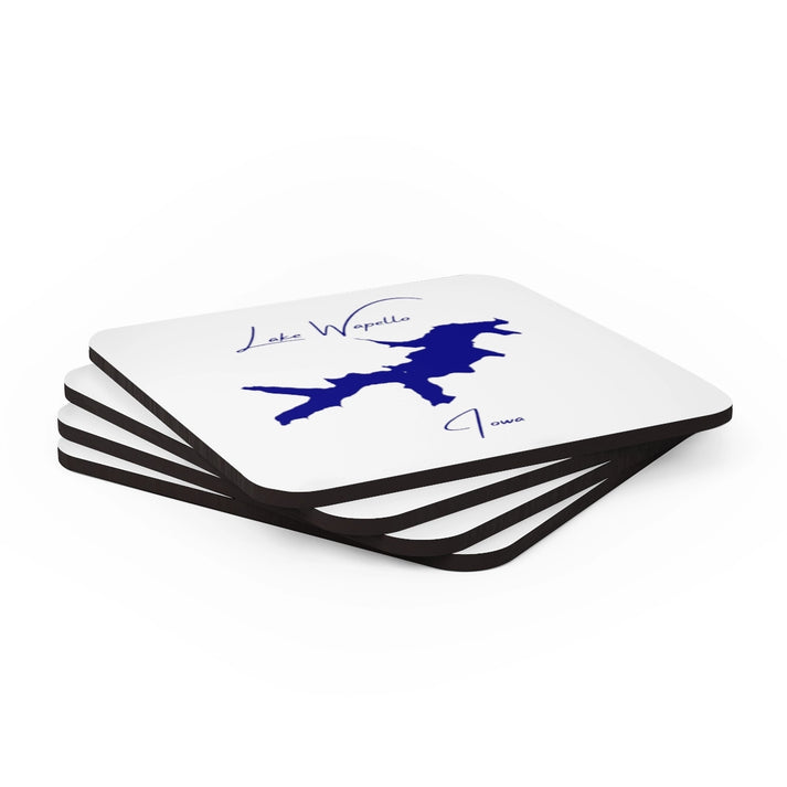 Iowa  Lake  Wapello  Coaster  Set  front  position  view  from  stacked  3.75  x  3.75.webp