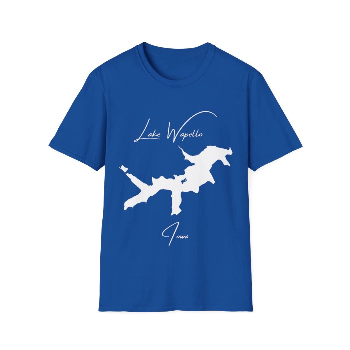 Iowa  Lake  Wapello  T-shirt  front  position  view  from  front  royal.webp