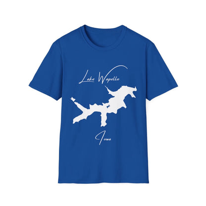 Iowa  Lake  Wapello  T-shirt  front  position  view  from  front  royal.webp