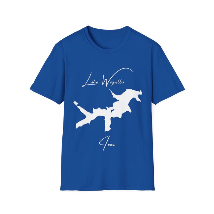 Iowa  Lake  Wapello  T-shirt  front  position  view  from  front  royal.webp